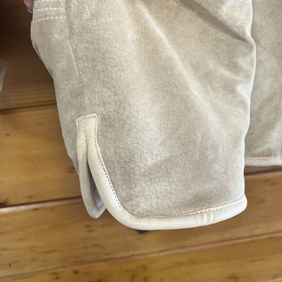 WINLIT New York Leather  Faux Fur Reversible S Hooded Jacket Womens Medium VTG - Picture 5 of 8